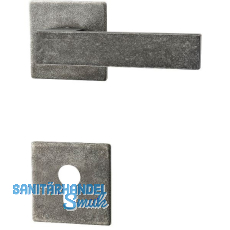 HALCÖ Drückergarnitur LECH - auf Rosette PZ, TS-50, 8 auf 8,5, verzinkt schwarz HALCÖ Drückergarnitur LECH - auf Rosette PZ, TS-50, 8 auf 8,5, verzinkt schwarz