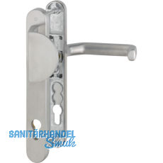 Wechselgarnitur LIVERPOOL - Schmalschild Griffplatte PZ, Edelstahl