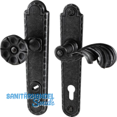 Sicherheits-Wechselgarnitur TUX PZ92, rechts, verzinkt schwarz passiviert