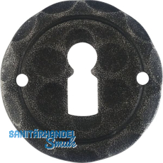 HALC� Schl�sselrosette SILL - BB, � 50 mm, verzinkt schwarz passiviert