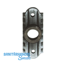 SCH�SSWENDER Dr�ckerrosette - 28 x 70 mm, Ansatz 18 mm, schwarz passiviert