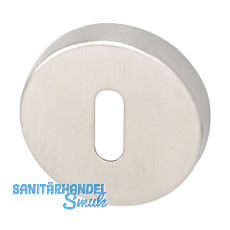 MARCHESI Schl�sselrosette BB, � 50 mm, H�he 7 mm, Edelstahl matt