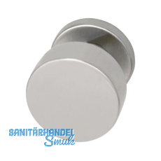 MARCHESI T�rknopf Flachform - auf Rosette �50, fest auf Rosette 50x7, Edelstahl