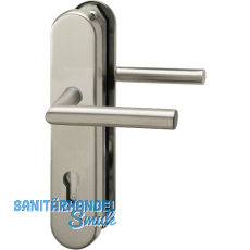 GRUNDMANN Sicherheits-Drückergarnitur 2552 L-Form, 8,5 mm, RC2, Edelstahl matt GRUNDMANN Sicherheits-Drückergarnitur 2552 L-Form, 8,5 mm, RC2, Edelstahl matt