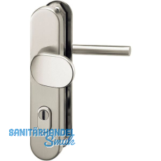 GRUNDMANN Sicherheits-Wechselgarnitur 2552 L-Form,KZS,8,5 mm,RC3,Edelstahl matt