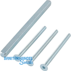 GRUNDMANN SH-Befestigungsset, Drückerstift u. Schrauben,TS 38-42,Stahl verzinkt GRUNDMANN SH-Befestigungsset, Drückerstift u. Schrauben,TS 38-42,Stahl verzinkt