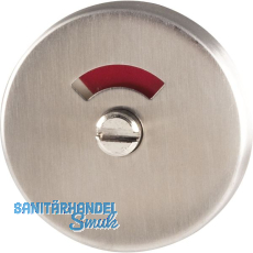 WC-Aussenrosette WG ø 50 mm, m. Anschraubträger "U", R/W Anzeige, Edelstahl WC-Aussenrosette WG ø 50 mm, m. Anschraubträger "U", R/W Anzeige, Edelstahl