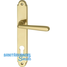 MARCHESI FH Drückerlochteil ALT WIEN - auf Schild PZ88, Messing pol, rechts MARCHESI FH Drückerlochteil ALT WIEN - auf Schild PZ88, Messing pol, rechts