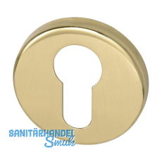 MARCHESI Zylinderrosette PZ, � 50 mm, Messing poliert schutzlackiert, verdeckt