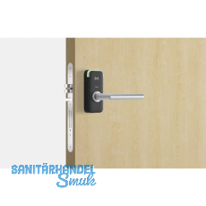 SALTO Rosettenbeschlag XS4 Mini EM150W VK 8 mm TS 47-60 mm W-Drücker Edelstahl SALTO Rosettenbeschlag XS4 Mini EM150W VK 8 mm TS 47-60 mm W-Drücker Edelstahl