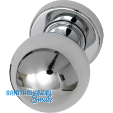 MARCHESI FH T�rknopf Kugelform - auf Rosette, � 50 mm fest, Messing verchromt