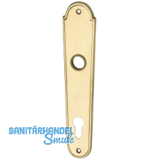 MARCHESI Langschild LÖFFELFORM/POSTHORN - PZ 88, Messing poliert MARCHESI Langschild LÖFFELFORM/POSTHORN - PZ 88, Messing poliert