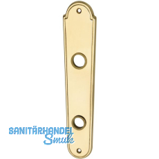 MARCHESI Langschild LÖFFELFORM/POSTHORN - WC 90, Messing poliert MARCHESI Langschild LÖFFELFORM/POSTHORN - WC 90, Messing poliert