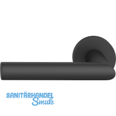 FSB Haustürhalbgarnitur 70 1076 links, runde Rosette, Aluminium schwarz matt FSB Haustürhalbgarnitur 70 1076 links, runde Rosette, Aluminium schwarz matt