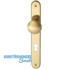 Haust�r - Knopflangschild ELEGANT 22, PZ88, Messing poliert