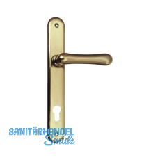 Haust�rdr�ckergt. ELEGANT 22 - auf Langschild PZ88, Messing poliert