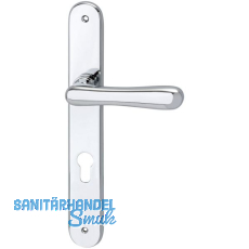 Haust�rdr�ckergt. ELEGANT 22 - auf Langschild PZ88, Messing verchromt