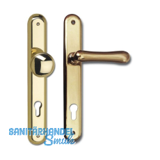 Haust�rwechselgt. ELEGANT 22 - auf Langschild PZ88, Messing poliert