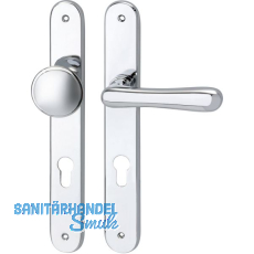 Haust�rwechselgt. ELEGANT 22 - auf Langschild PZ88, Messing verchromt