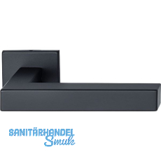 MARCHESI Dr�ckerpaar SQUARE, T�rst�rke 38-45 mm, Edelstahl schwarz matt