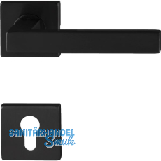 MARCHESI Dr�ckergarnitur CHIA PZ, mit St�tznocken, Edelstahl schwarz matt