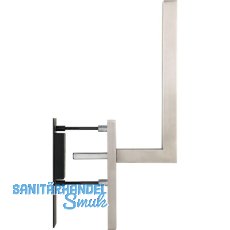 MARCHESI Hebeschiebegarnitur MALM� mit Muschelgriff, Edelstahl matt