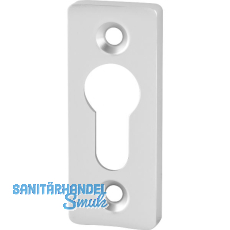 Zylinderrosette PZ eckig 28 x 70 mm, Edelstahl matt