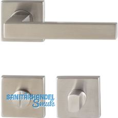 MARCHESI Dr�ckergarnitur CHIA WC, ohne St�tznocken, Edelstahl matt