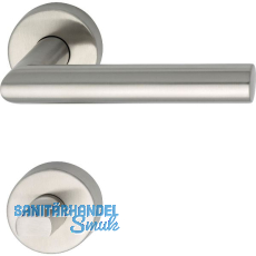 MARCHESI Drückergarnitur GEHRUNG WC, ohne Stütznocken, Edelstahl matt MARCHESI Drückergarnitur GEHRUNG WC, ohne Stütznocken, Edelstahl matt