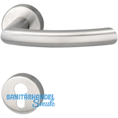 MARCHESI Drückergarnitur ARC - auf Rosette PZ, 38 - 45, Edelstahl matt MARCHESI Drückergarnitur ARC - auf Rosette PZ, 38 - 45, Edelstahl matt