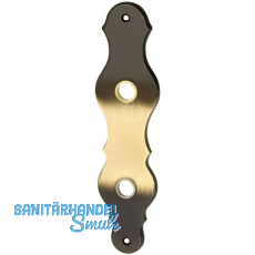 MARCHESI Langschild LÖFFELFORM - WC 90, Messing patiniert MARCHESI Langschild LÖFFELFORM - WC 90, Messing patiniert