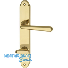 MARCHESI FH Drückergarnitur ALT-WIEN - auf Schild WC 90, Messing poliert MARCHESI FH Drückergarnitur ALT-WIEN - auf Schild WC 90, Messing poliert