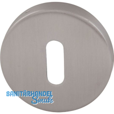 Schl�sselrosette BB, Metall Unterkonstruktion KL 4, � 52 x 10 mm, Edelstahl