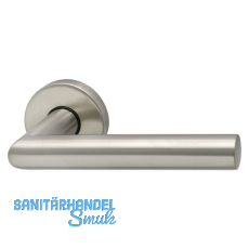 MARCHESI Dr�cker-Halbgarnitur GEHRUNG - auf Rosette, Edelstahl matt