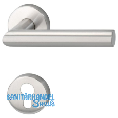 MARCHESI Drückergarnitur GEHRUNG PZ, mit Stütznocken, Edelstahl matt MARCHESI Drückergarnitur GEHRUNG PZ, mit Stütznocken, Edelstahl matt