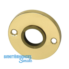 MARCHESI Dr�ckerrosette 50 mm, Ansatz 18 mm, Messing poliert