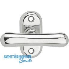 MARCHESI Fenstergriff ELEGANT - sichtbar geschraubt, 7x35, Messing verchromt MARCHESI Fenstergriff ELEGANT - sichtbar geschraubt, 7x35, Messing verchromt