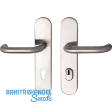 GRUNDMANN Sicherheits-Dr�ckergarnitur 1752 U-Form, KZS, RC2, Edelstahl matt