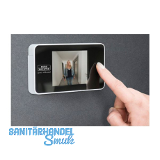 Video-T�rspion Door eGuard DG 8100, Weitwinkel 105�, Kunststoff schwarz/wei�