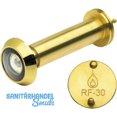 SOLIDO T�rgucker � 14, Linse 200�, TS 50-80 mm, Messing, branddschutztauglich