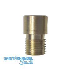 Türgucker-Verlängerung um 10 mm, f. Türgucker ø 14 mm, Messing blank Türgucker-Verlängerung um 10 mm, f. Türgucker ø 14 mm, Messing blank