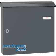 RENZ Aufh�ngebriefk�sten CONVEX - 380 x 360 x 115, anthrazitgrau RAL 7016