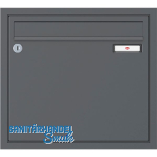 RENZ Unterputzbriefkasten 370 x 330 x 100 mm, Stahl anthrazitgrau RAL 7016