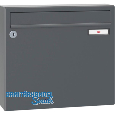 RENZ Aufh�ngebriefkasten SERIE 17 - 370 x 330 x 100, anthrazitgrau RAL 7016