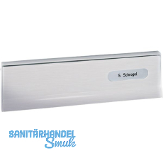 RENZ Einwurfklappe zu T�r-Durchwurfbriefkasten, 370 x 82 mm, silber eloxiert