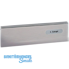 RENZ Einwurfklappe zu T�r-Durchwurfbriefkasten, 370 x 82 mm, Edelstahl