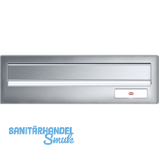 RENZ Frontplatte kombinierbar, eckig, 300 x 110 mm, Edelstahl geb�rstet