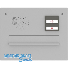 RENZ Frontplatte eckig, 360 x 280 mm, silber eloxiert