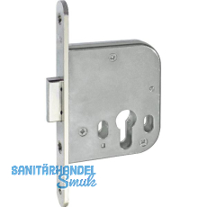 WG Einstemm-Riegelschloss WG 48 R PZ, DM 70 mm, Edelstahl-Effekt WG Einstemm-Riegelschloss WG 48 R PZ, DM 70 mm, Edelstahl-Effekt