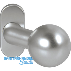 OGRO Knopfdr�ckerlochteil PREMIUM 8350 V/6621 - mit Rosette, Alu silber eloxiert